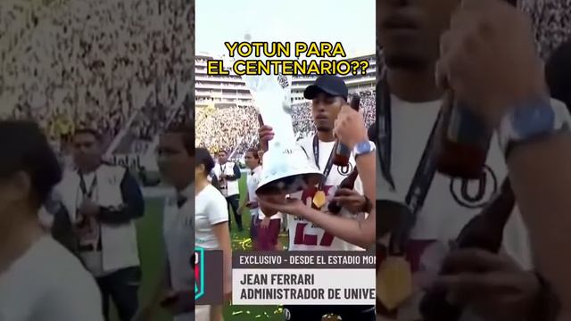 yoshimar yotun ya es jugador de UNIVERSITARIO DE DEPORTES #viral