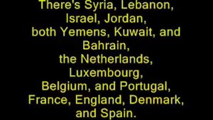 Yakko's Nations of The World Lyrics