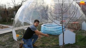 DOME SOTA - купольная беседка, круглое летнее кафе, навес для бассейна, зимний сад, глэмпинг и др.