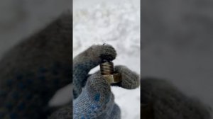 Пробка для слива масла с магнитом, после 8000 тысяч пробега и кап ремонта