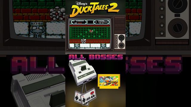 Duck Tales 2 - All bosses #shorts #nes #retro #platform #action #allboss.