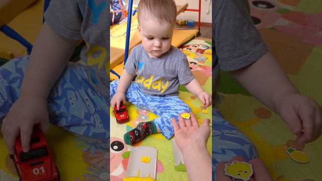 Изучаем цвета с ребенком #baby #цветадлядетей #играем