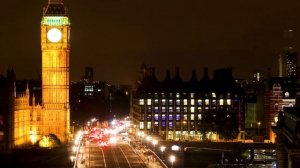 8K Time lapse of Big Ben, London UK at Night