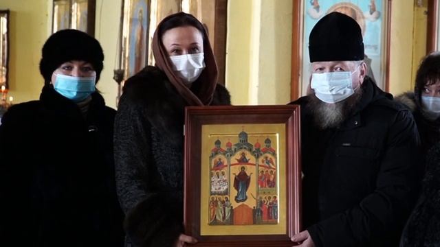 Икону престольного праздника получил в дар Покровский храм села Стубле смотреть онлайн