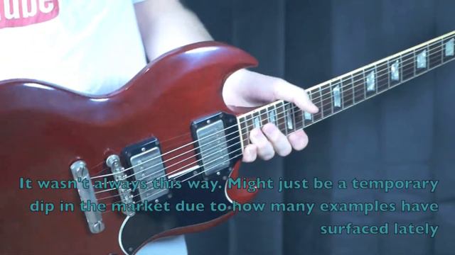 1986 Gibson SG LP '62 PreHistoric Reissue Cherry Review and Demo смотреть онлайн