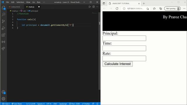 Learn JavaScript  (Part-2) For Beginners | PraRoz-Tutorial