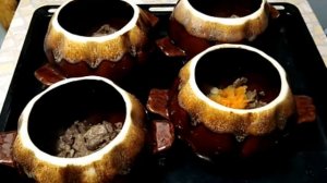 Говядина с картошкой в горшочках в духовке// Жаркое в горшочках в духовке
