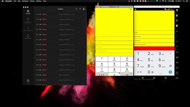 React native custom keyboard bar смотреть онлайн
