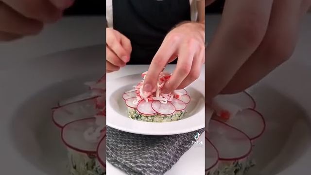Акрошка з ресторной подачи