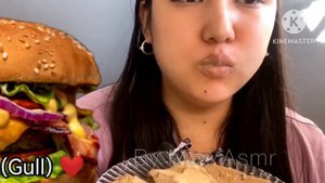 #Turkistanclay with cream Mukbang 😋#crunchy#satifying by (Meri Asmr) ❤️