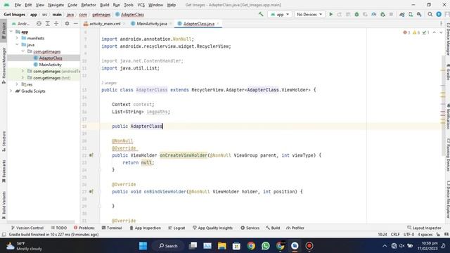 HOW TO GET IMAGES FROM DEVICE IN ANDROID STUDIO | JAVA | Mobile App Development