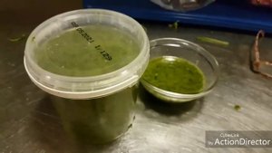 Зелёный соус к мясу очень вкусный