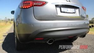 Infiniti FX37 S Premium engine sound and 0-100km/h