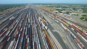 Roseville Rail Yard - The largest rail yard in the West Coast - California - DJI Phantom 3 Pro