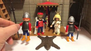 PLAYMOBIL MEDIEVAL 3659 🏰 (1993) 🇪🇸 ESPAÑOL Corte Trono MEDIEVAL KNIGHTS