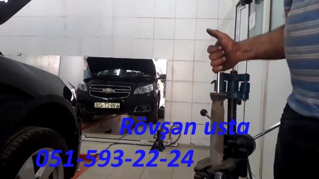 Chevrolet Malibu 2012b Amortizator temiri смотреть онлайн