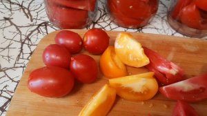 Помидоры дольками без специй и уксуса. Вкуснейшие помидоры !