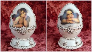 Декупаж и рельефный декор в винтажном стиле DIY craft blank Air dry clay decor Самодельная заготовка