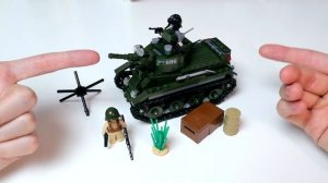 SLUBAN WWII Танк - лучшее военное лего 2019