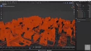 Крупномасштабное разрушение в Blender.