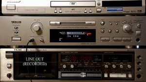 TEAC MD-5 MKII, проба записи и сравнение качества с исходником_Recording sound test TEAC MD-5 MKII