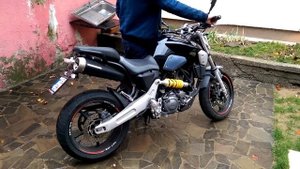 Yamaha MT-03 2006 Stock with modified Tacho Lights