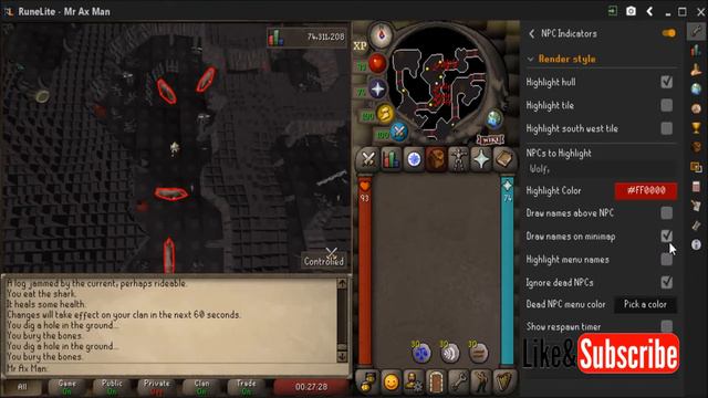 How to Highlight NPCs in RuneLite смотреть онлайн