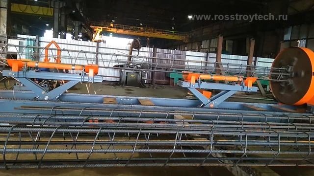 Станок для буронабивных свай UWS. Производство каркасов