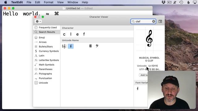 Typing Special Characters Using Unicode On Your Mac