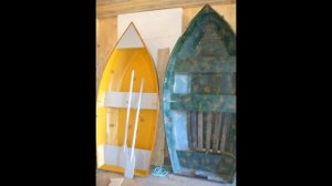 Самодельная лодка.