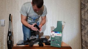 4K Обзор UniversalVac 18 Li (1×2.5Ah) / Распаковка Bosch Univeral Vac 18, заменяет старый Pas 18 Li