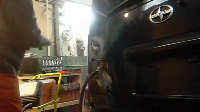 Ремонт задней крышки.