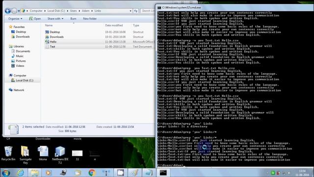 grep command in linux / unix смотреть онлайн