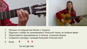 "Чёрный кот" Б. Окуджава. Разбор на гитаре