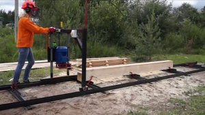 Пилорама редукторная классическая 7.5 кВт
