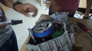 Bajaj Boxer 150 4spd engine teardown disassemble розборка мотора