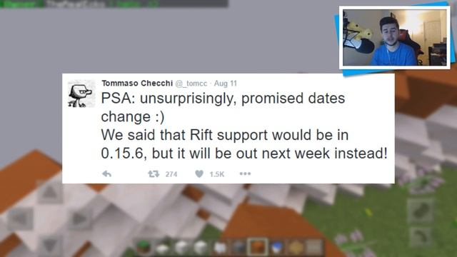 UPDATE 0.15.7 OCULUS RIFT! Minecraft PE + Win10 Rift Support + BIGGER Realms (Minecraft PE) смотреть онлайн