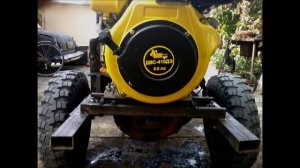 собрал трактор из луаза самодельный с периломнои рамои