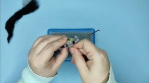 Валяние из шерсти брошки Котика. Часть 3. Хвост, булавка, стрижка.