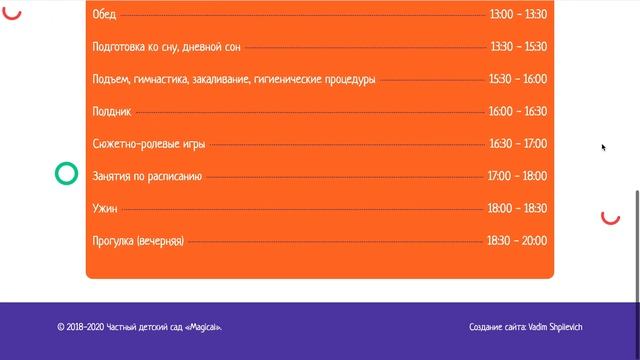 Сайт детского сада на Wordpress смотреть онлайн