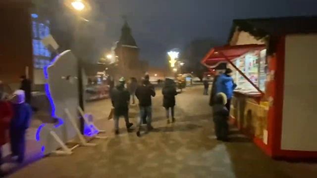 Новогодняя Тула. Прогулка по центру. Елка, еда, напитки