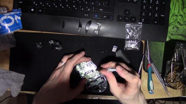 Замена кнопок мышки Logitech G700 - G700s двойной клик omron. смотреть онлайн