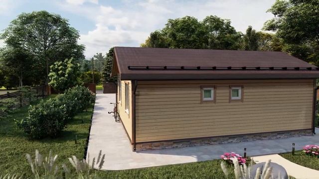 3В визуализация каркасного дома. Проект Д-1. https://premier-53.ru/project_home/proekt-d-1. смотреть онлайн