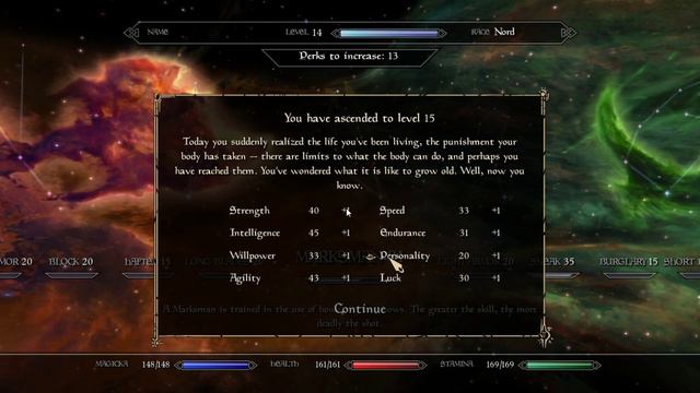 Skywind: Early WIP level up menu смотреть онлайн