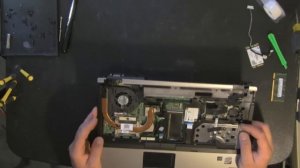 HP Elitebook 6930P laptop take apart, disassemble, how to open disassembly