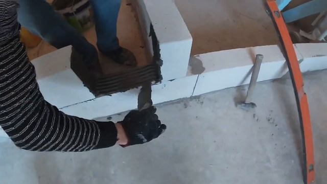 Перегородка из газоблока. Кладка пеноблока своими руками.