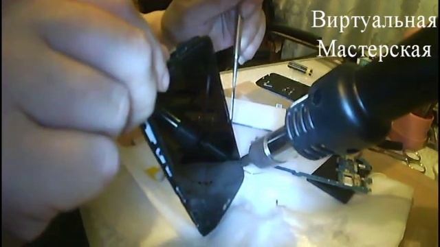 Как разобрать lg К430ds Замена дисплейного модуля смотреть онлайн