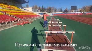Тренировка в базовый период/ Упражнения на барьерах