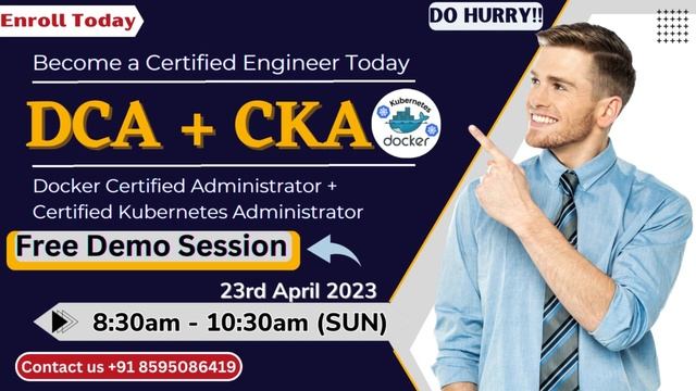 DCA +CKA (Docker and Kubernetes Certified Administrator)|Free Demo session|Technical Cloud Knowledg