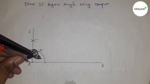 How to draw 35 degree angle with compass.shsirclasses.